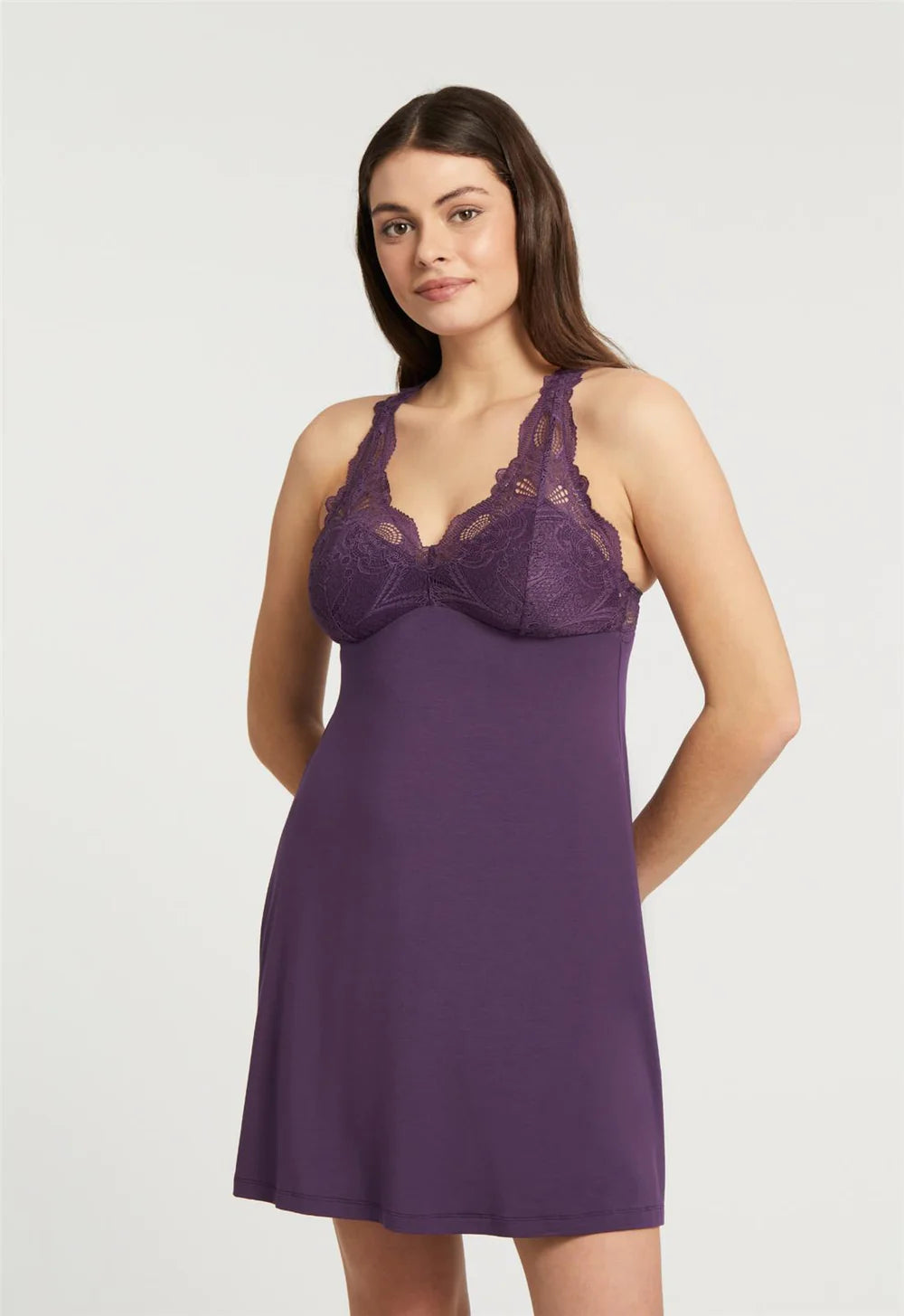 Belle Poque Full Length Slip Dress for Women Black Lace Slip Lingerie  Sleepwear, S at  Women's Clothing store